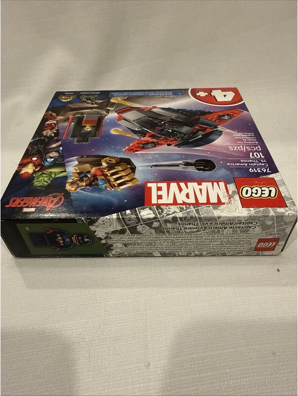 LEGO® Marvel Captain America vs. Thanos 76319